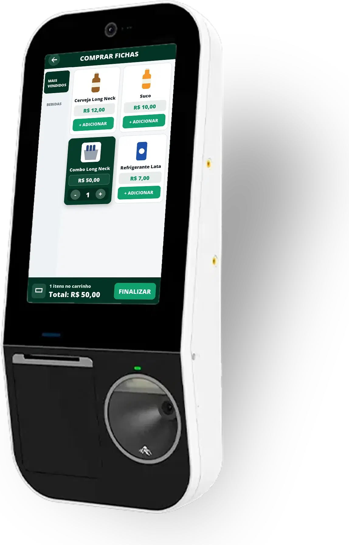 Totem de autoatendimento OTicket